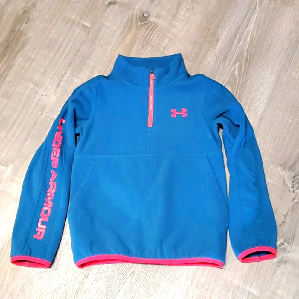 Under Armour blue sweater sweatshirt kids size YSM